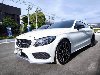 2018 BENZ C43 AMG สีขาว ไมล์เพียง 79,XXX KM.